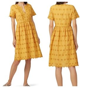 Madewell Scalloped Eyelet Dress